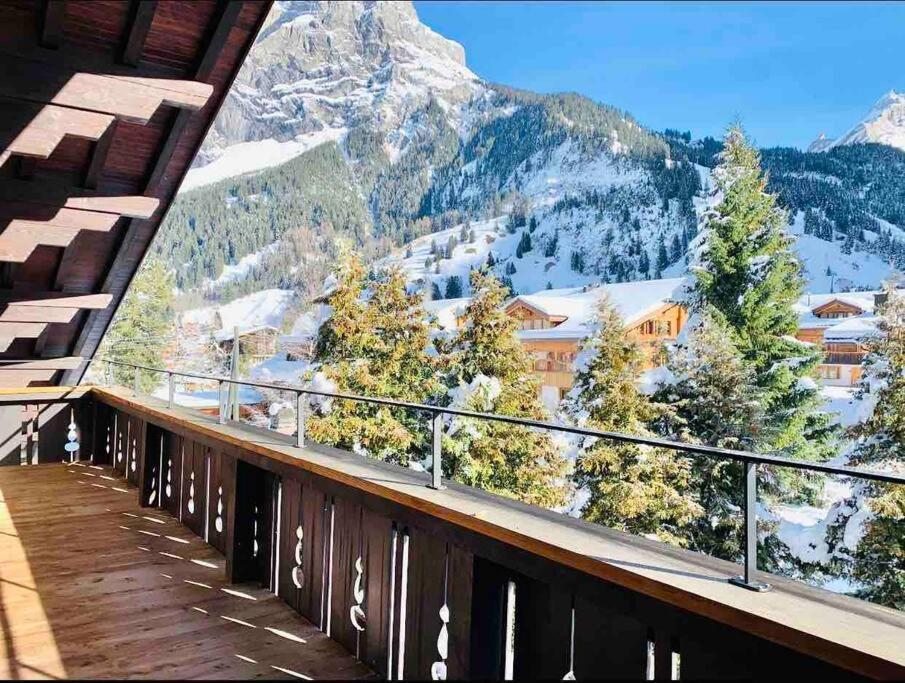 Unique Penthouse With Gallery And Mountain View 坎德施泰格 外观 照片