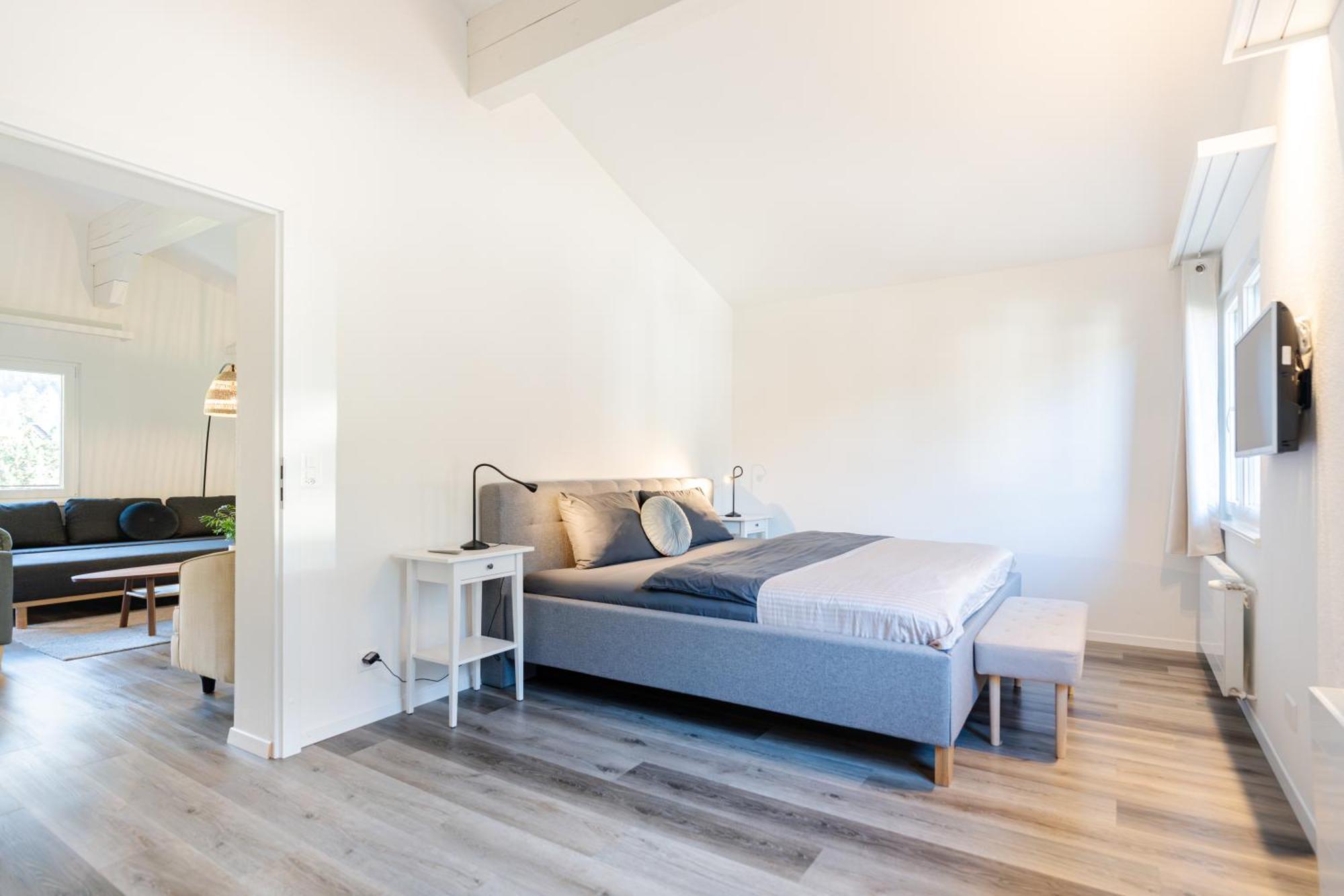 Unique Penthouse With Gallery And Mountain View 坎德施泰格 外观 照片