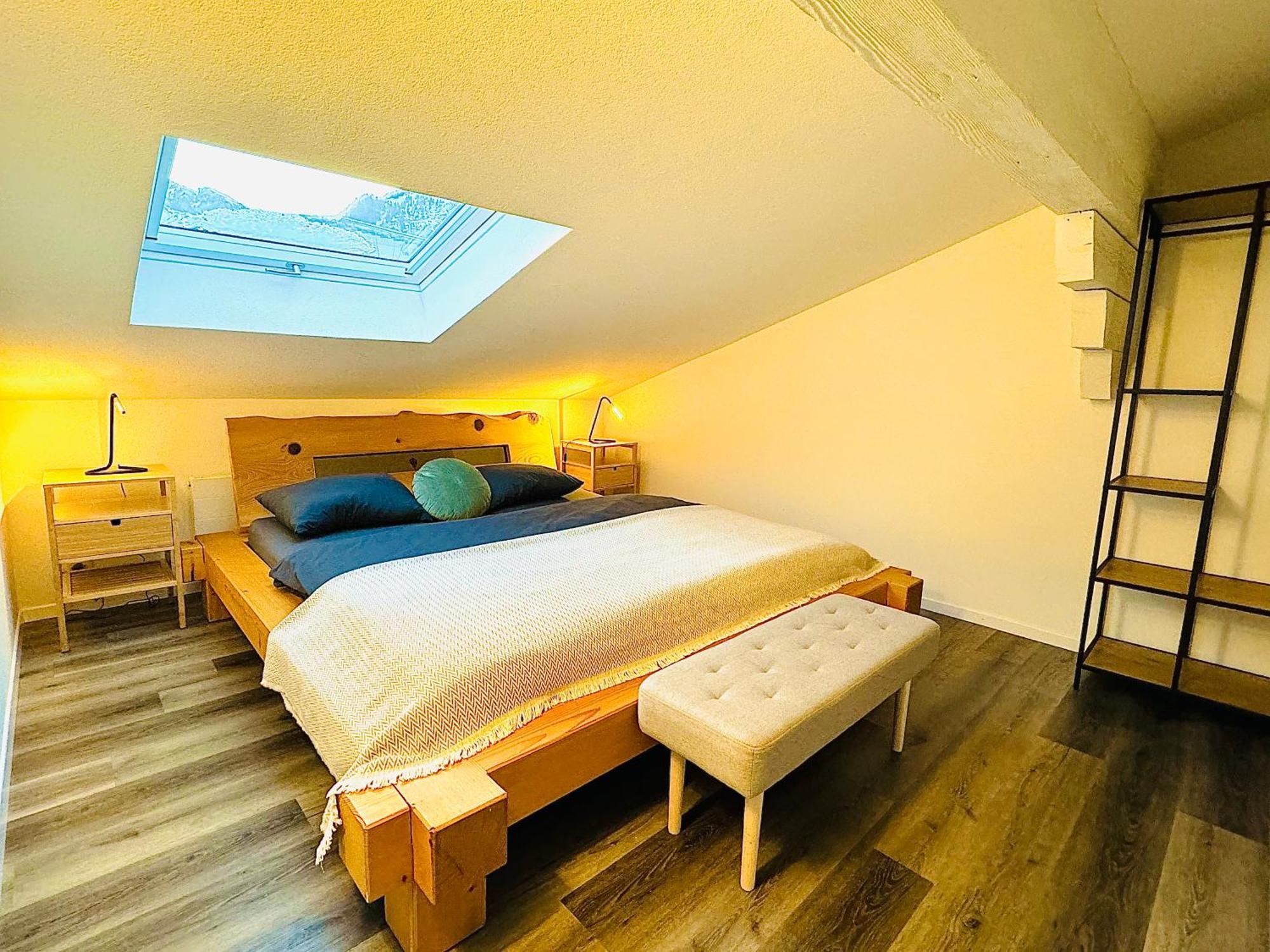 Unique Penthouse With Gallery And Mountain View 坎德施泰格 外观 照片